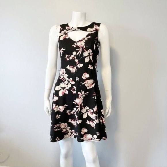 Lilly Morgan floral print fit and flare summer spring dress size small - Picture 1 of 10